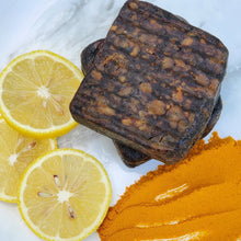 Load image into Gallery viewer, Turmeric &amp; Lemon Black Soap
